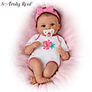Cheryl Hill Presley Lifelike Baby Doll With Pacifier