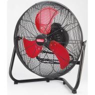 Hyper Tough 18 inch High Velocity Internal Oscillation Floor Fan Red & Black